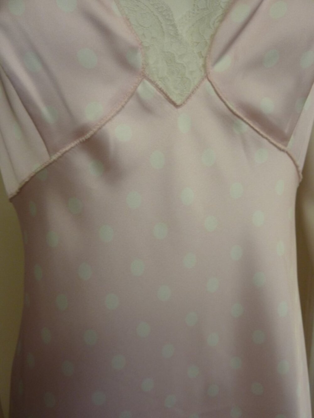 LoveShackFancy Manuela Satin Polka Dot Maxi Dress - Picture 12 of 15